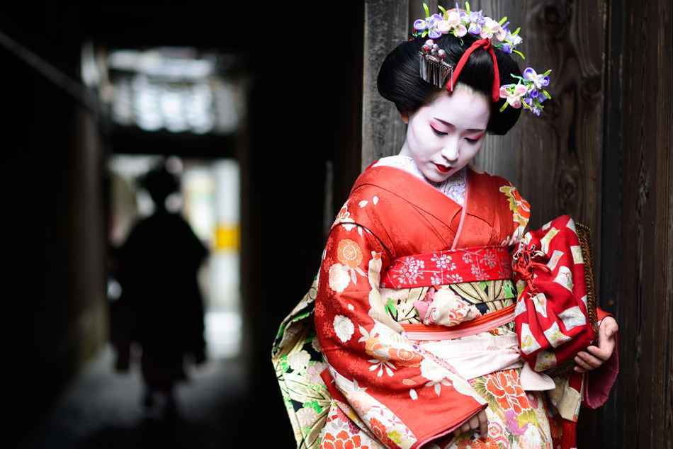 Young maiko in Kyoto