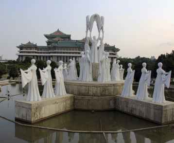Mansudae Fountain Park, Pyongyang
