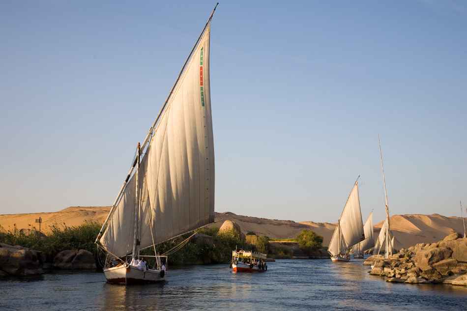 Felucca down the Nile