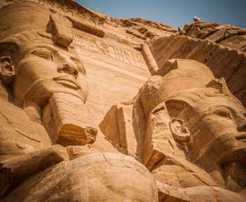 Huge statues at Abu Simbel