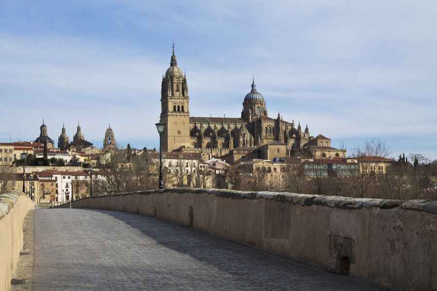 Roman bridge in Salamanca, Spain