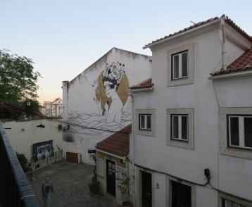 Wall mural, Lisbon