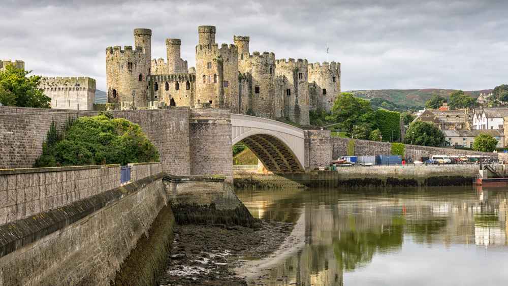Conwy Castle is a medieval fortification in Conwy, on the north