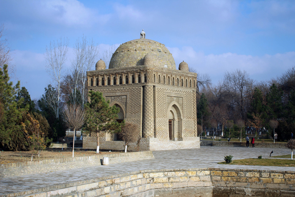 Samanid Mausoleum view of ancient Bukhara, Uzbekistan
