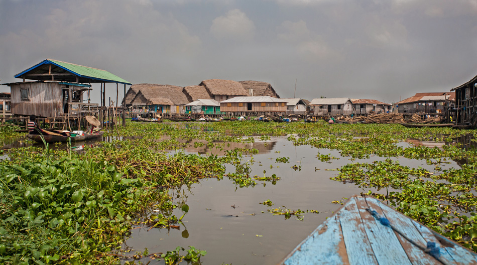 The village on stilts Ganvie in the South of Benin