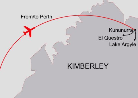 East Kimberley map