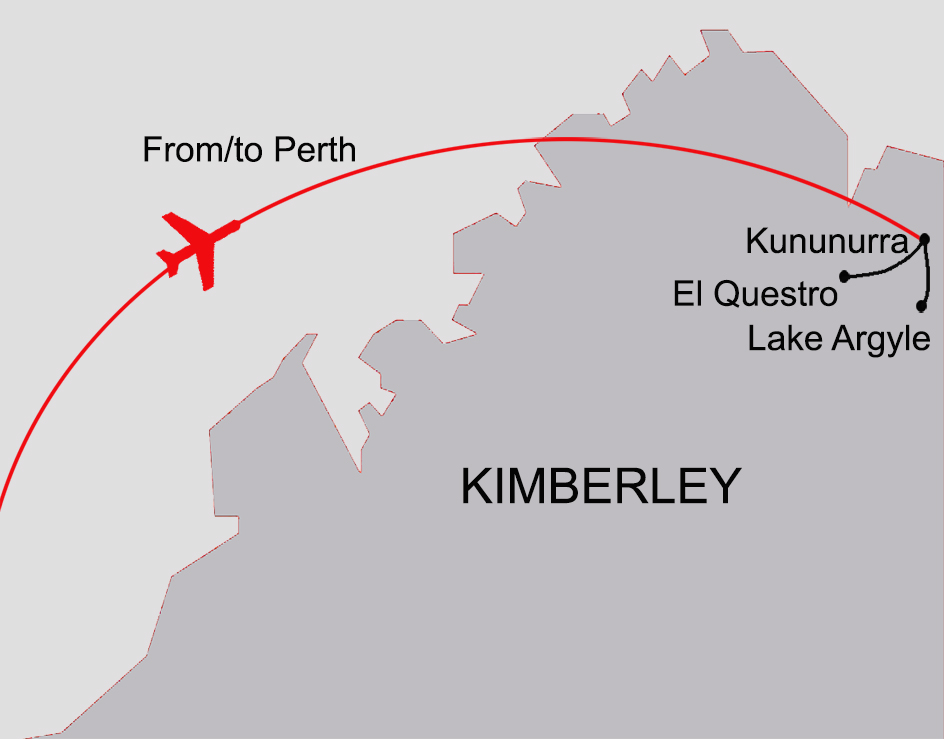 East Kimberley map