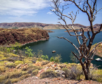 Large Freshwater Lake at the Outback – Western Australia
