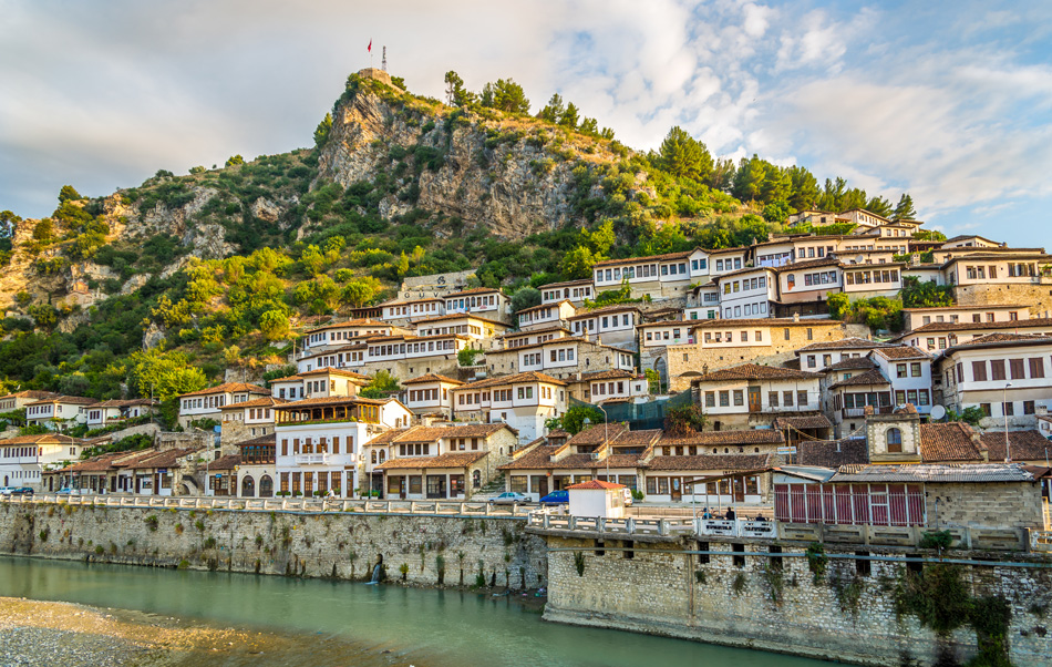 View at old city of Berat