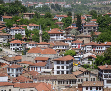 Safranbolu in Turkey,05.14.2016:Traditional ottoman houses in Sa
