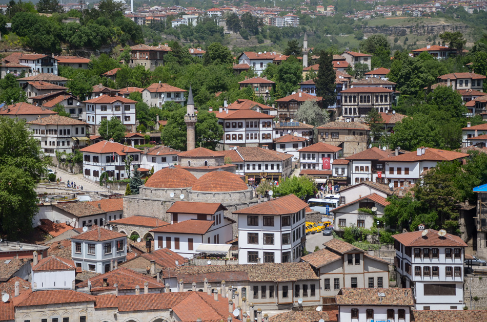 Safranbolu in Turkey,05.14.2016:Traditional ottoman houses in Sa