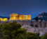 Parthenon of Athens at dusk time,  Greece