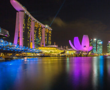 Singapore skyline night-web