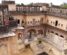 Mandawa, Rajasthan, India, August 11, 2011: Courtyard with drawi