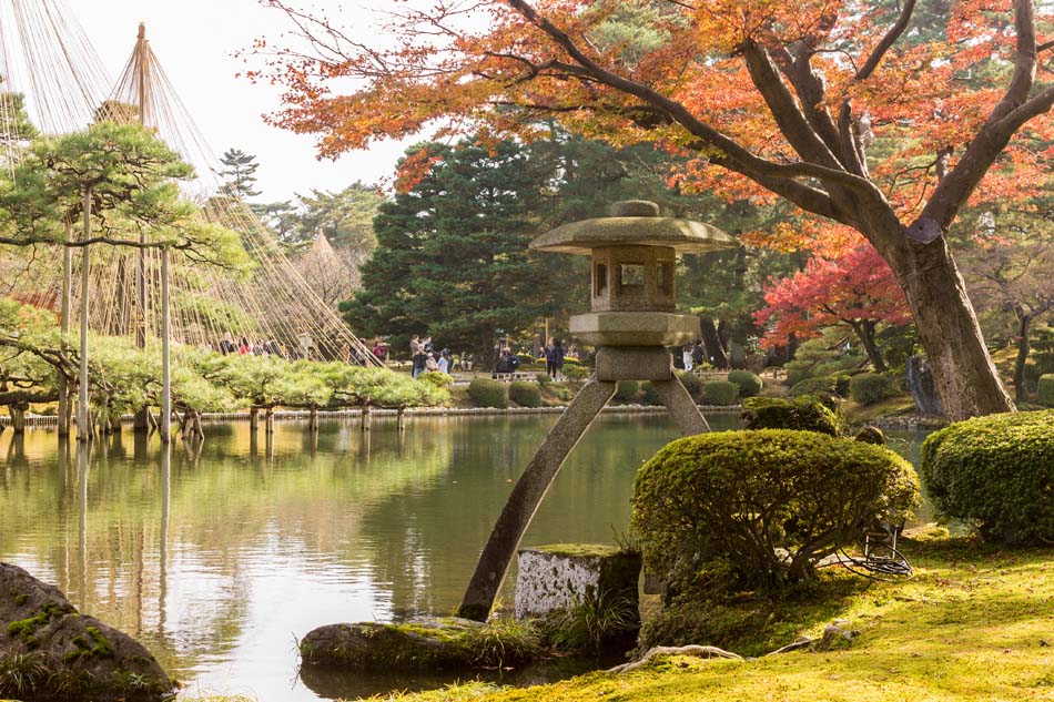 Kenroku-en gardens in Kanazawa, Japan
