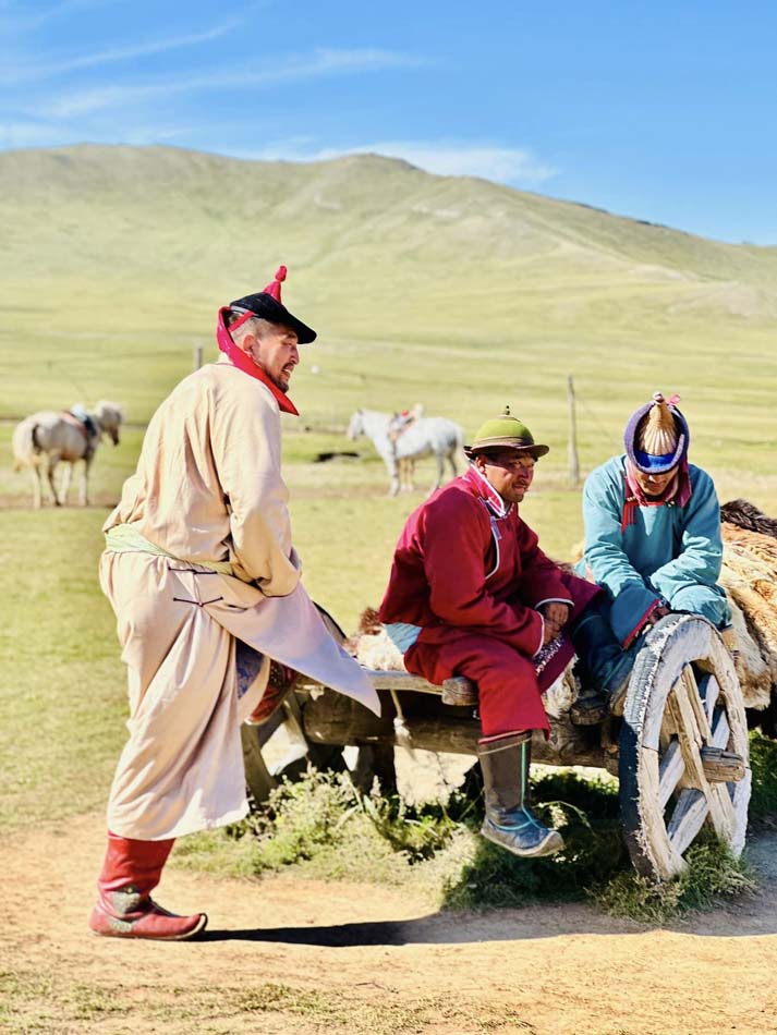 Nomads on cart